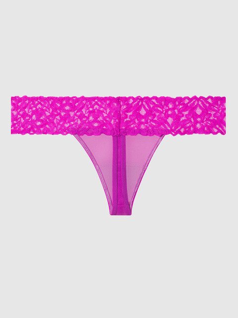 

La Senza Women Purple Solid Remix Thongs 11152272-0TQA
