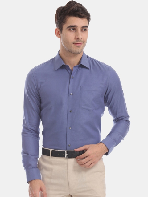 

Arrow Men Blue Slim Fit Solid Formal Shirt