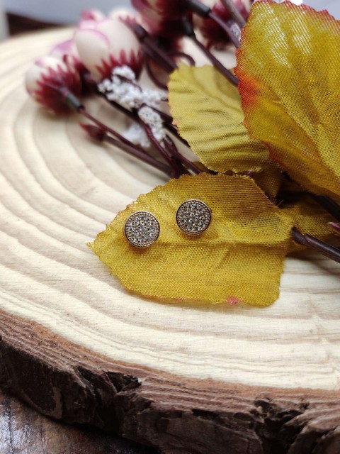 

Sia Art Jewellery Gold-Plated Classic Studs