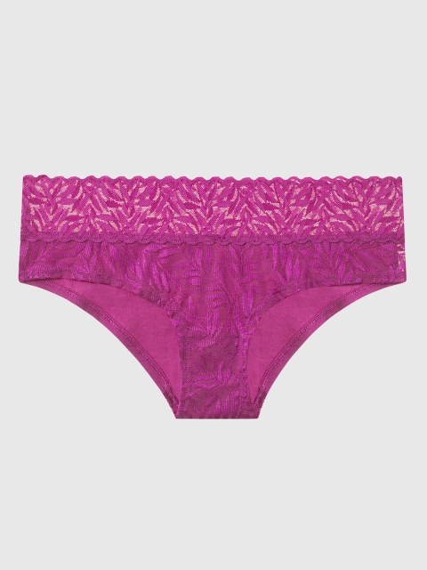 

La Senza Women Purple Self-Design Mesh Hipster Brief 11150661-29P0