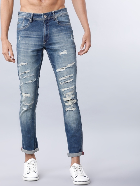 

Ecko Unltd Men Blue Slim Fit Mid-Rise Mildly Distressed Stretchable Jeans