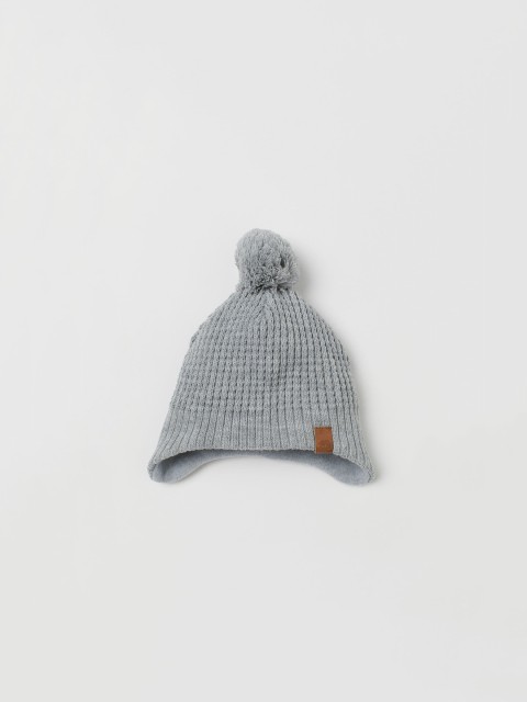 

H&M Boys Grey Fleece-Lined Hat