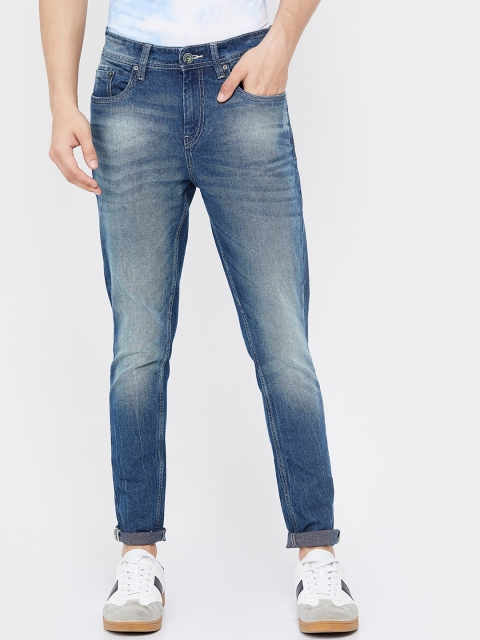 

Bossini Men Blue Skinny Fit Mid-Rise Low Distress Jeans