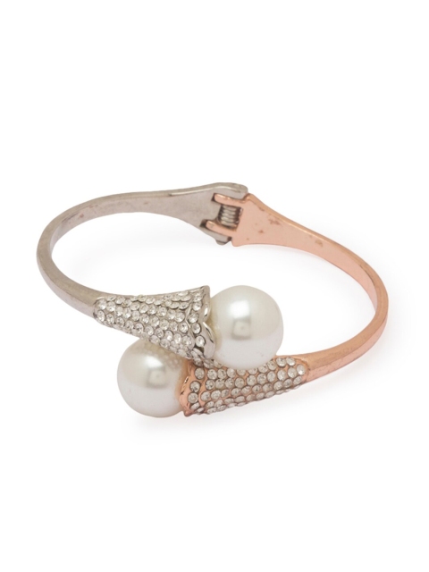 

Globus Rose Gold & White Cuff Bracelet