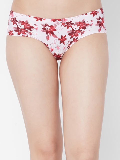 

Juliet Women Red & White Printed Basic Briefs 060003000010504