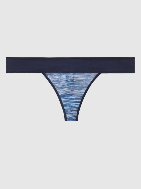 

La Senza Women Navy Self-Design Thongs 11143384-02M4, Navy blue