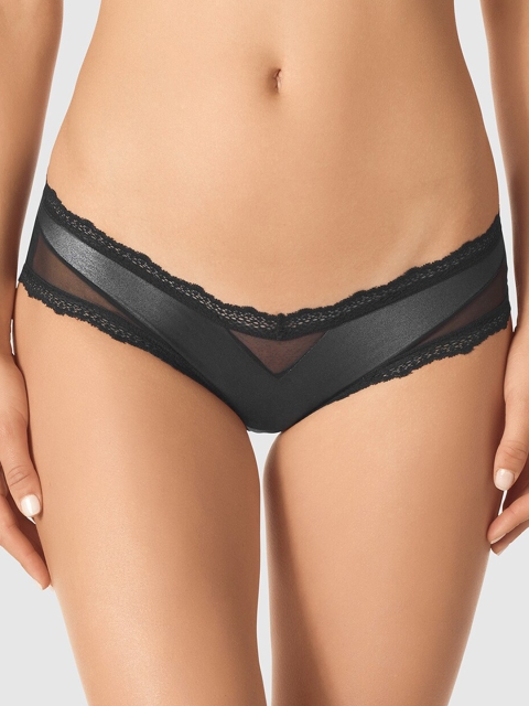 

La Senza Women Black Solid Sexy Pin Up Bikini Briefs 11149007-03YZ