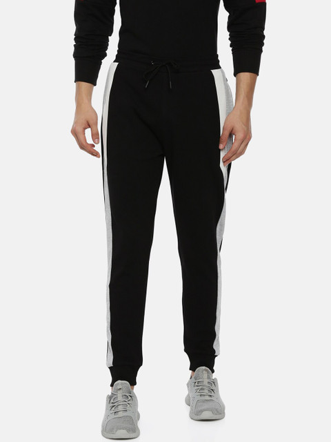 

Proline Active Men Black & Grey Solid Joggers