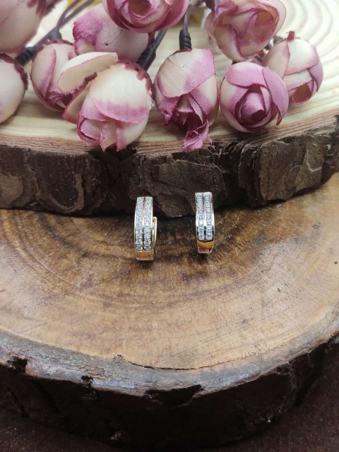 

Sia Art Jewellery Gold-Plated Classic Studs