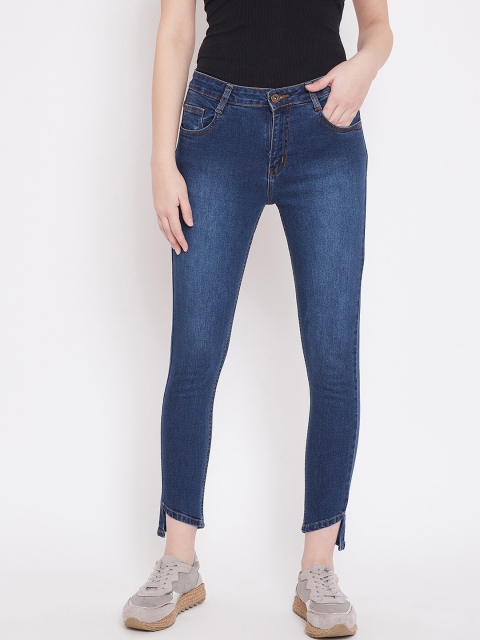 

C9 AIRWEAR Women Blue Skinny Fit Mid-Rise Clean Look Stretchable Jeans, Navy blue