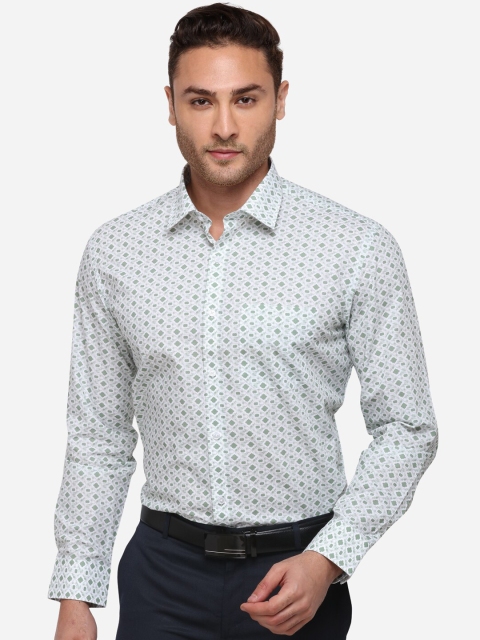 

Greenfibre Men Multicoloured Slim Fit Printed Formal Shirt, Multi