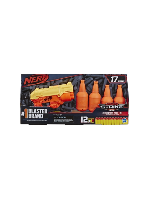 

NERF By ToysRus Boys Orange & Yellow Alpha Strike Cobra RC6 Targetting Set Guns & Darts