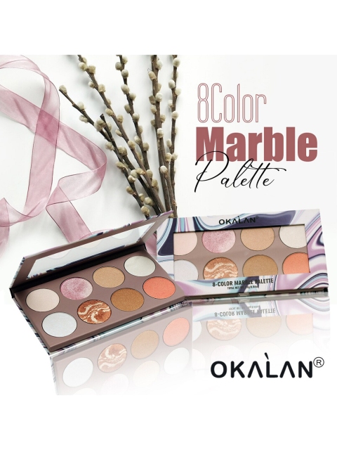 

OKALAN 8 Color Marble Palette 22 g, Multi