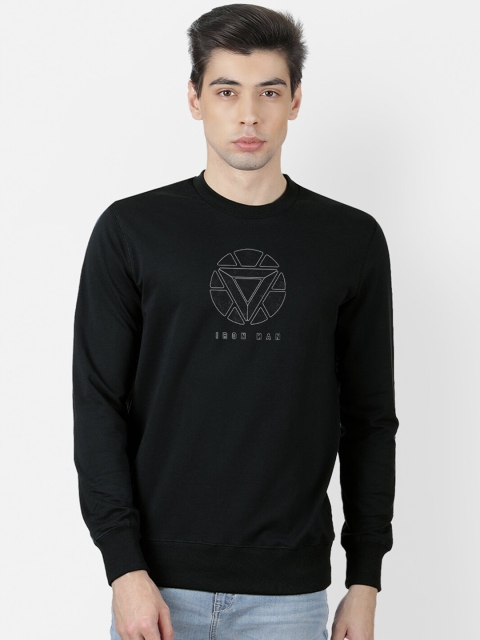 

Free Authority Men Black & Grey Iron Man Printed Sweatshirt
