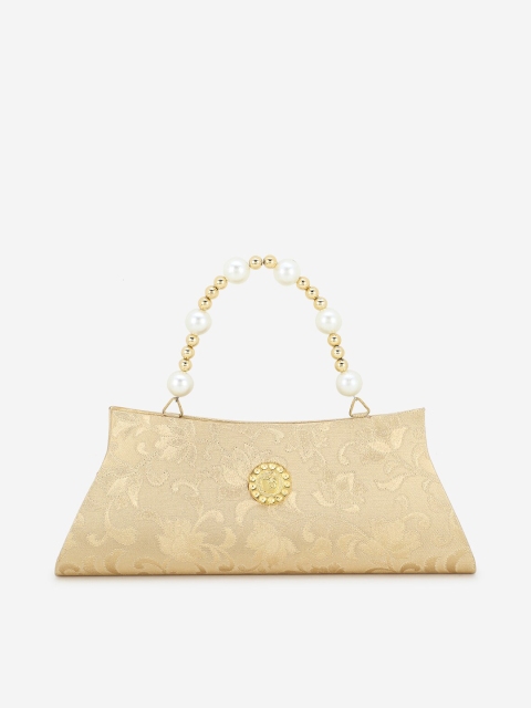 

Element Cart Gold-Toned Solid Clutch