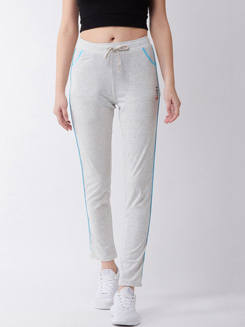 

C9 AIRWEAR Women Grey Melange Solid Straight-Fit Track Pant