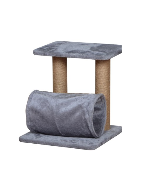 

Heads Up For Tails Grey Cat Tree Plush Sisal Scratching Post