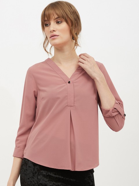 

Harpa Women Pink Solid Top