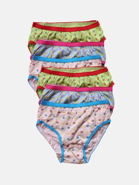 

Red Rose Girls Pack Of 6 Assorted Basic Briefs BABY-55-28