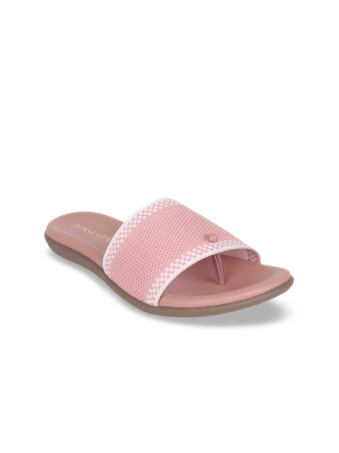

SCENTRA Women Pink Embellished Open Toe Flats