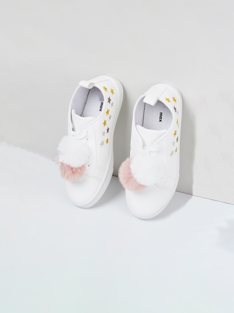 

max Girls White Sneakers