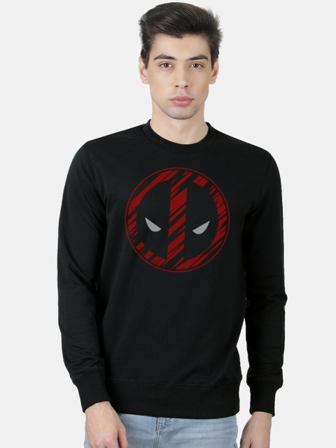 

Free Authority Men Black & Red Deadpool Printed Sweatshirt
