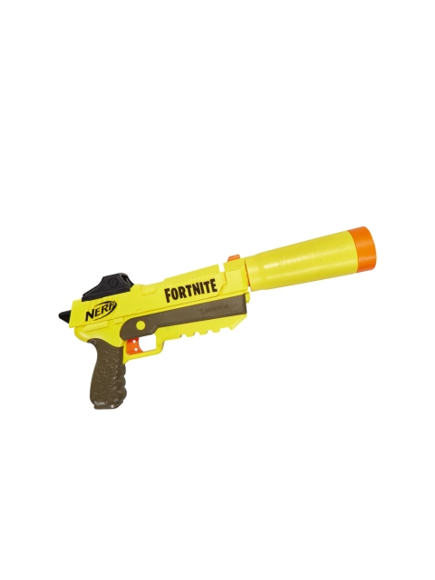 

NERF Unisex Kids Yellow & Grey Fortnite SP-L Elite Dart Blaster with Detachable Barrel