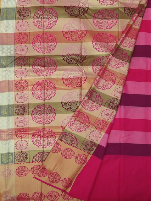 

Pothys Multicoloured Woven Design Art Silk Saree, Multi