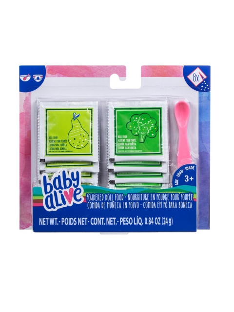 

BABY ALIVE Green & Blue Powdered Doll Food, Multi