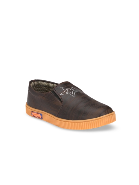 

Big Fox Boys Brown Slip-On Sneakers