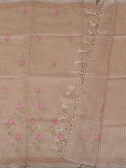 

Pothys Brown Printed Pure Cotton Saree