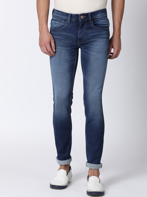

Llak Jeans Men Blue Skinny Fit Mid-Rise Clean Look Stretchable Jeans