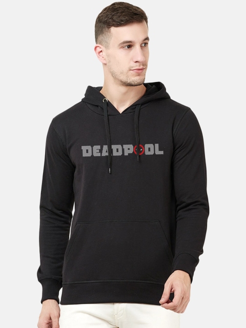 

Free Authority Men Black & Grey Deadpool Printed Hooded Sweatshirt