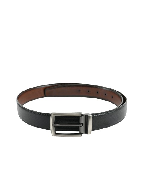 

WINSOME DEAL Men Black & Brown Solid Reversible Belt