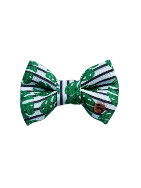 

Heads Up For Tails Green Printed Detachable Cat Bow Tie