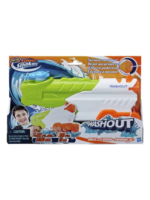 

NERF Unisex Kids White & Green Super Soaker Washout Blaster