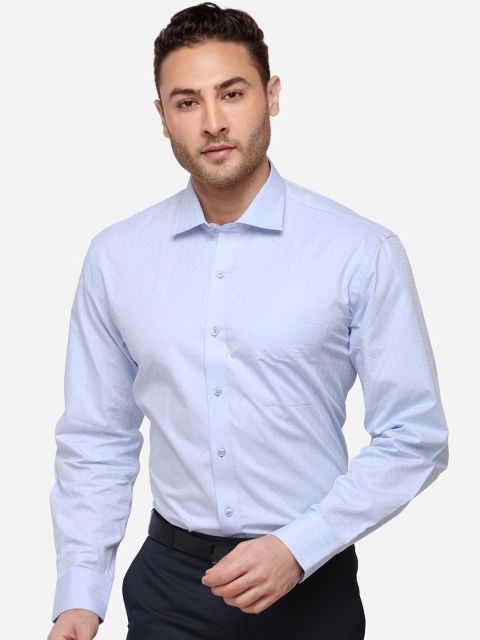 

JADE BLUE Men Blue Slim Fit Printed Formal Shirt