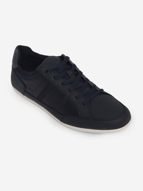 

ALDO Men Navy Blue Textured Sneakers