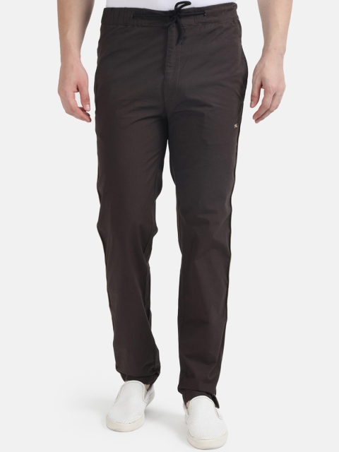 

Monte Carlo Men Brown Solid Track Pants