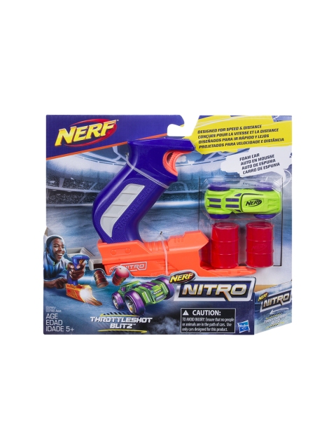 

NERF By ToysRus Boys Blue & Orange Nitro Throttleshot Blitz Blaster