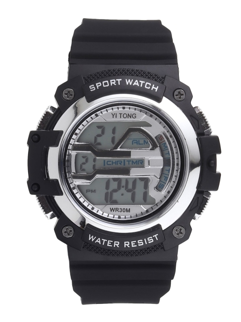 

Fantasy World Unisex Kids Silver-Toned Digital Watch FW-Sport Digital-G-SL