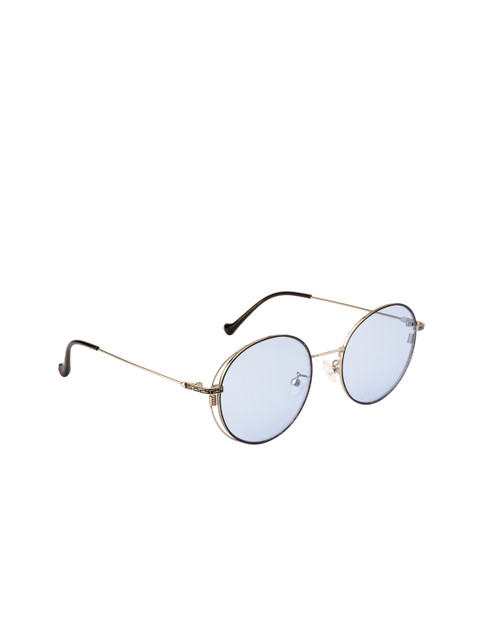 

Ted Smith Women UV Protected Round Sunglasses, Blue