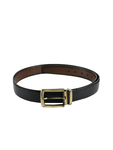 

WINSOME DEAL Men Black & Brown Solid Reversible Belt