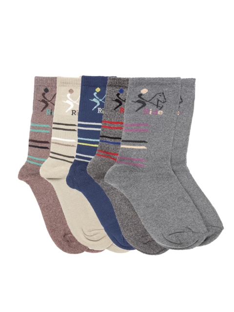 

Dollar Men Pack of 5 Assorted Calf-Length Socks