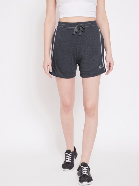 

C9 AIRWEAR Women Grey Solid Regular Fit Sports Shorts