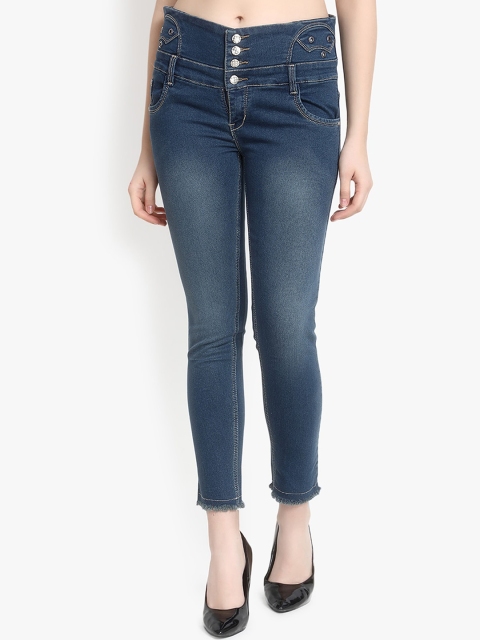 

Perfect Outlet Women Blue Skinny Fit High-Rise Clean Look Jeans