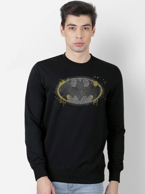 

Free Authority Men Black Batman Printed Sweatshirt