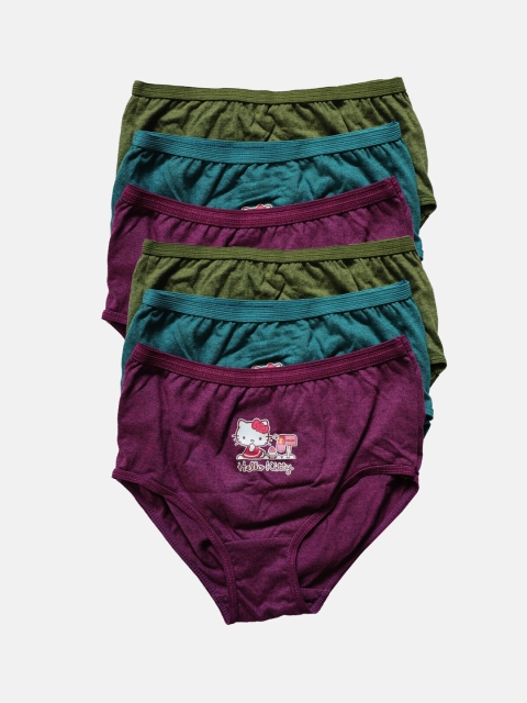 

Red Rose Girls Pack Of 6 Assorted Basic Briefs BABY-05-28