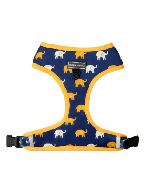 

Heads Up For Tails Blue & Yellow Reversible Pet Harness