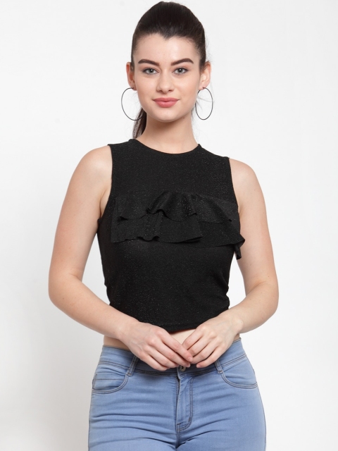 

Everlush Women Black Solid Top